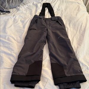 Spyder Charcoal Snow Pants with Suspenders